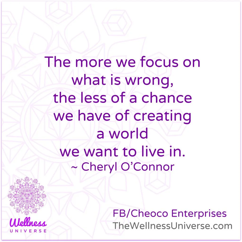 The #Wellness Universe #Quote of the Day by @cheoco Angry at the world when you see wrong being done? Injustice? Hurt, pain and suffering? Cheryl was too Click on poster for her expanded thought #quoteoftheday a Must Read :) #WUVIP #change #consciousness #mustread #Joy #Happiness #Social #Community #alignment