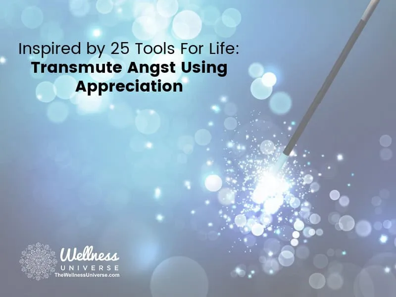 Inspired by 25 Tools for Life: Grab Your Magic Wand: Transmute Angst Using Appreciation