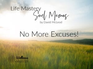 Life Mastery Soul Memos Dec No More Excuses!